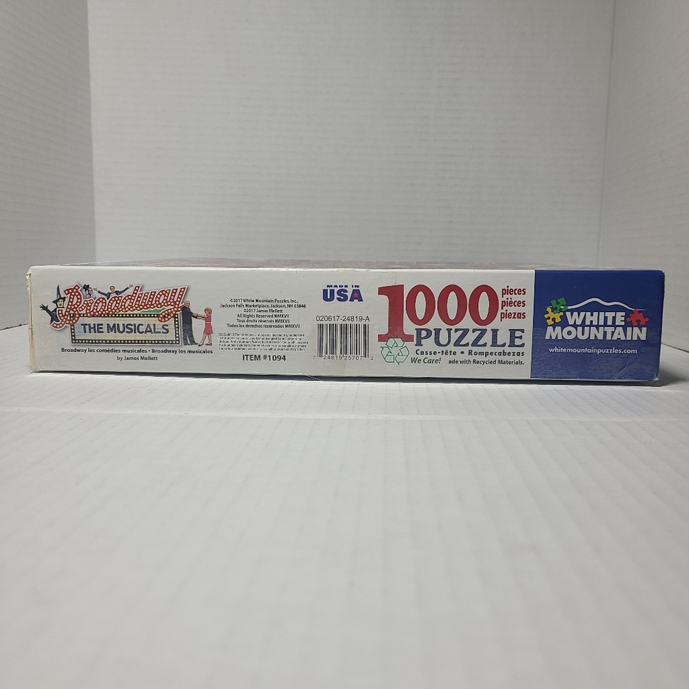 White Mountain Broadway The Musicals 1000pc Puzzle #1094 Complete - Picture 4 of 5